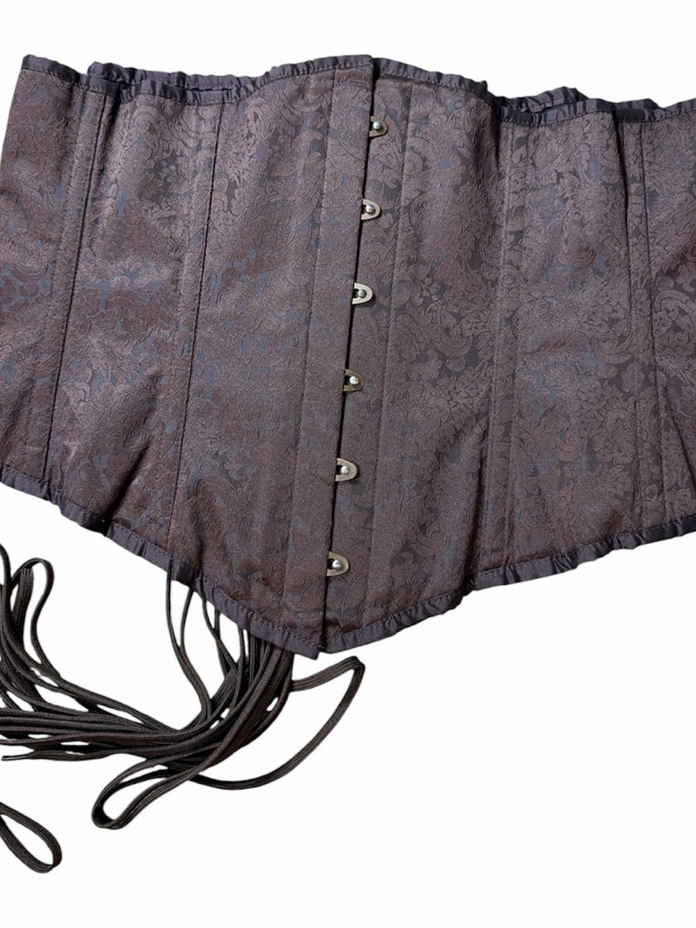 GothicXo Brown Brocade Women’s Corset - Size 38